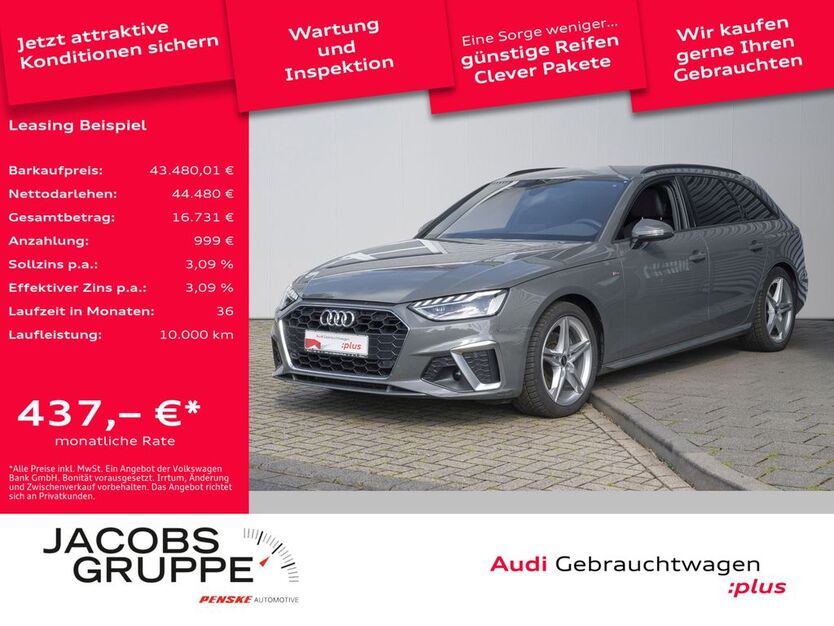 Audi A4 9.352 km 43.480 € Düren 52351