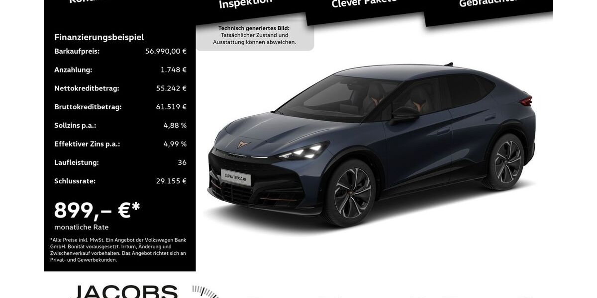 Cupra Tavascan 3.333 km 56.790 &euro; Düren 52351