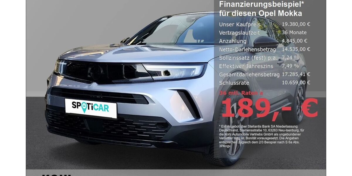 Opel Mokka 21.700 km 18.780 &euro; Aachen 52078