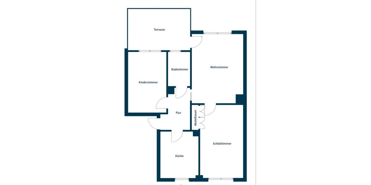 Erdgeschoßwohnung Stolberg (Rhld.) Büsbach - 3 Zimmer, 58 m&sup2;, 750&euro; | Angebot:26423184