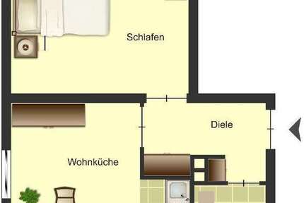 Wohnung zum Mieten in Würselen 529 € 60 m²