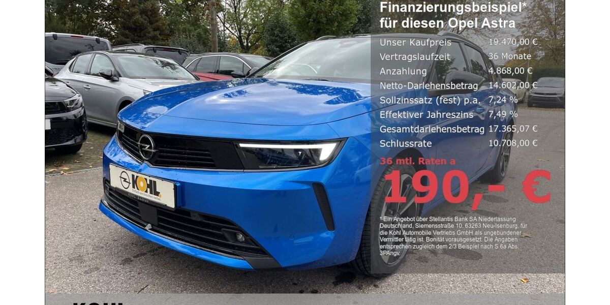 Opel Astra 27.800 km 18.970 &euro; Aachen 52078