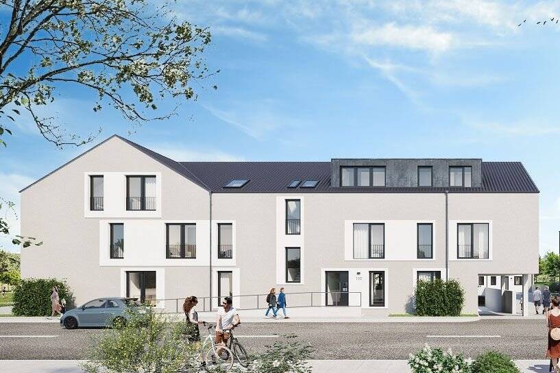 NEUBAU . 3 Zimmer Wohnung mit ca. 88 m² . barrierefreier Zugang . Wohnen im Rodehof . Aufzug . Tageslichtbad . uvm.