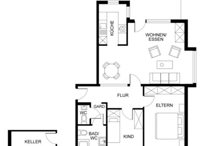 Kohlscheid – Gut vermietete 3-Zimmer-Wohnung mit Garten - Wohnung Herzogenrath | Angebot:27195609