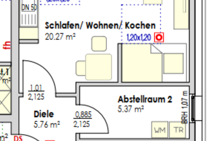 Wohnung Jülich - 1 Zimmer, 42 m&sup2;, 545&euro; | Angebot:27694687