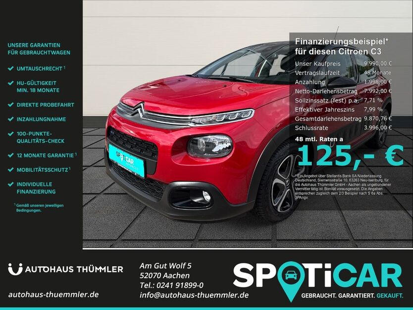 Citroen C3 67.460 km 9.990 € Aachen 52070