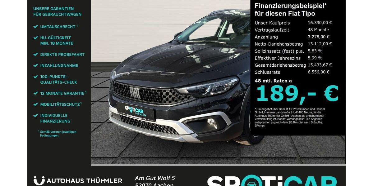 Fiat Tipo 72.450 km 15.990 &euro; Aachen 52070