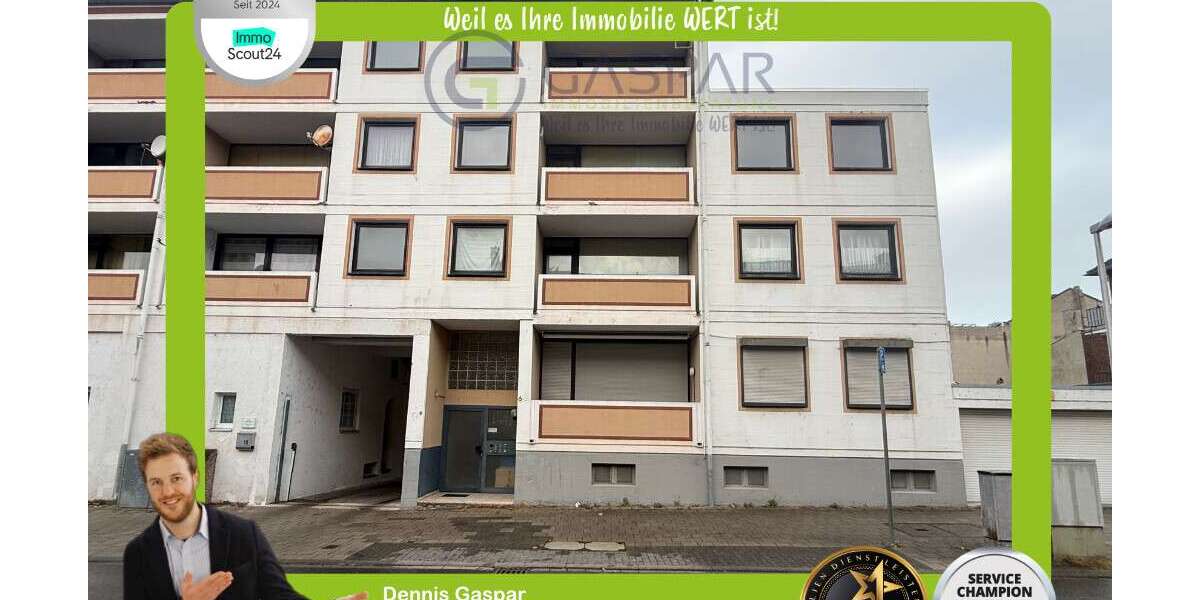 Etagenwohnung Düren - 2 Zimmer, 45 m&sup2;, 72.000&euro; | Angebot:23766350