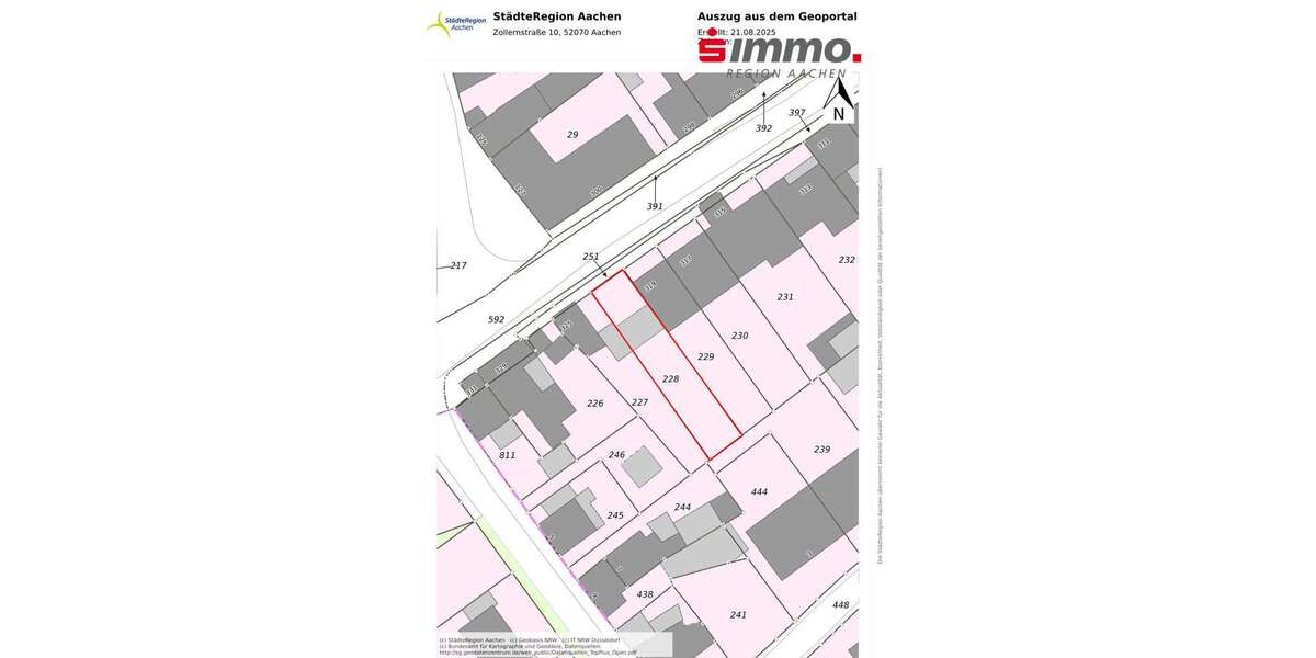 Grundstück zu verkaufen in Würselen 99.000 € 328 m² zimmer
