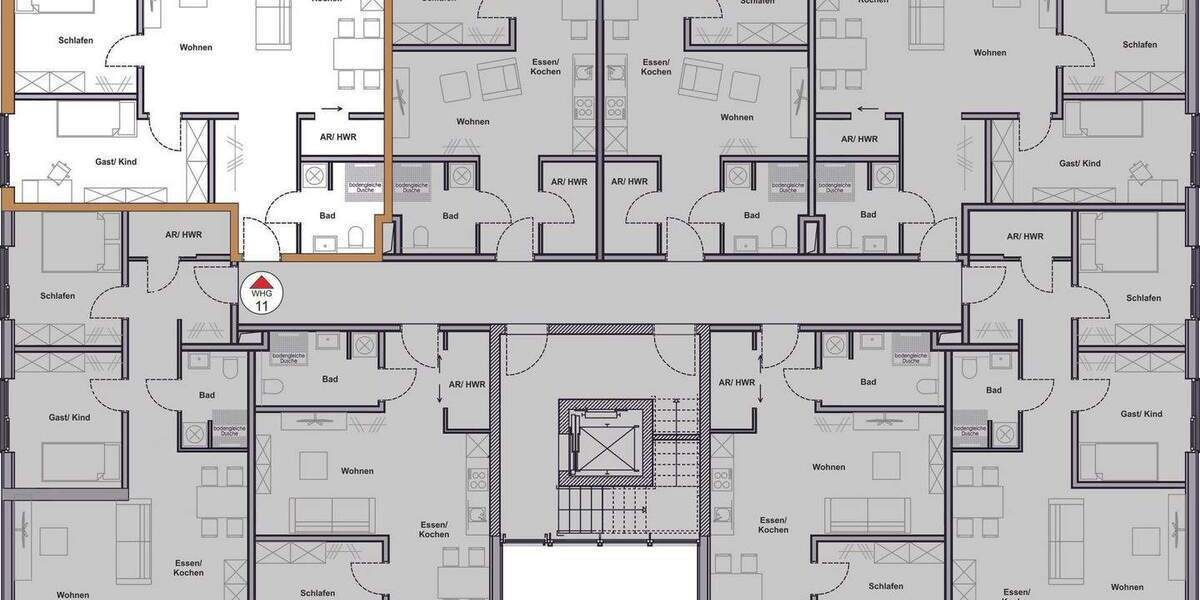 Etagenwohnung Nideggen - 3 Zimmer, 70 m&sup2;, 279.000&euro; | Angebot:25683994