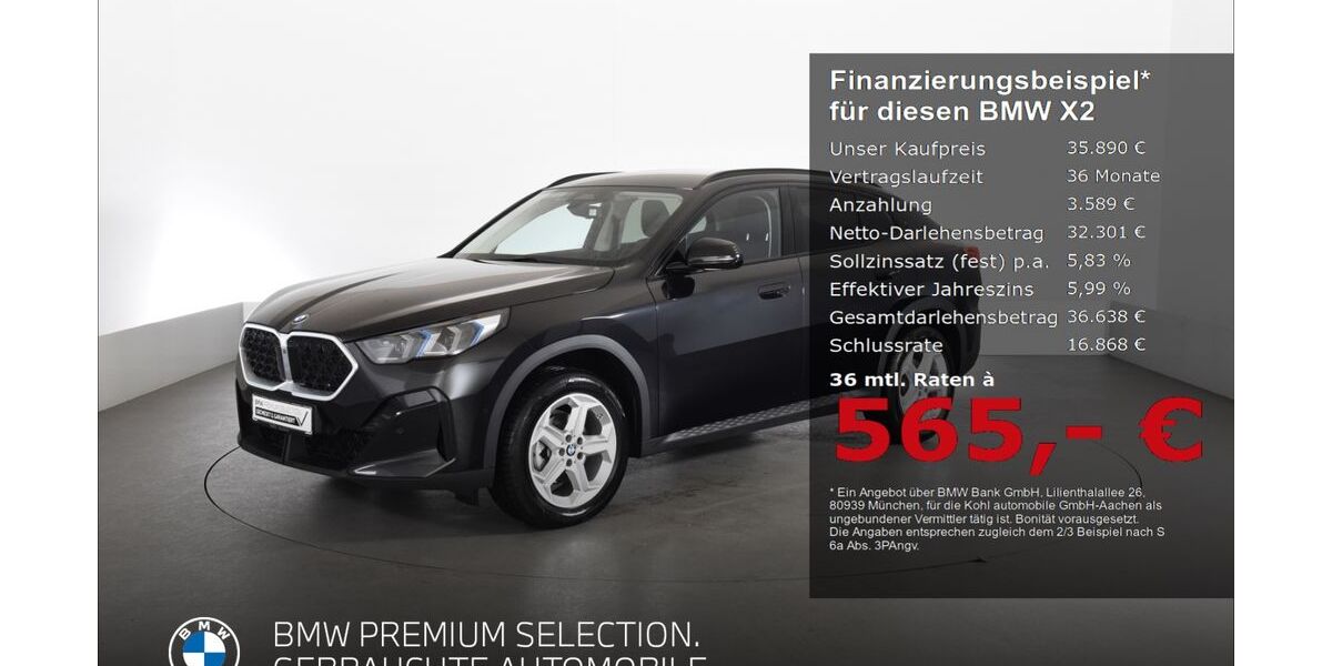 BMW X2 15.919 km 35.390 &euro; Aachen 52078