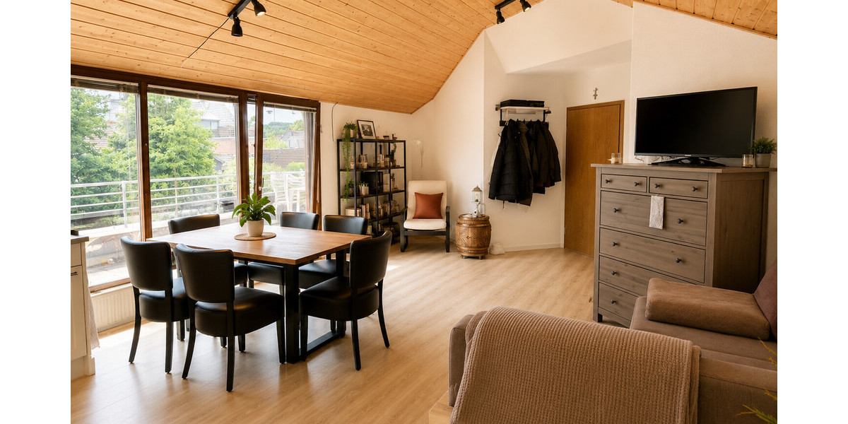 Roetgen – Zuhause über den Dächern der Eifel - Dachgeschoßwohnung Roetgen | Angebot:27289087