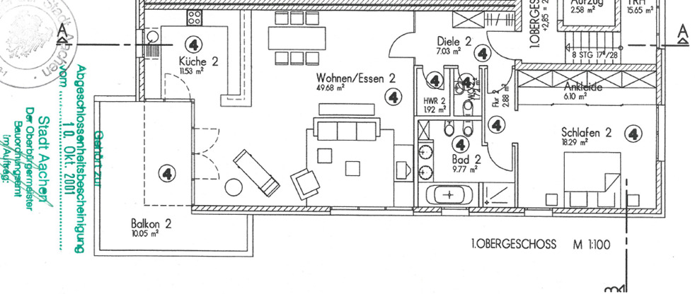 Moderne 2-Zimmer-Wohnung im Aachener Südviertel zu vermieten 2 zimmer
