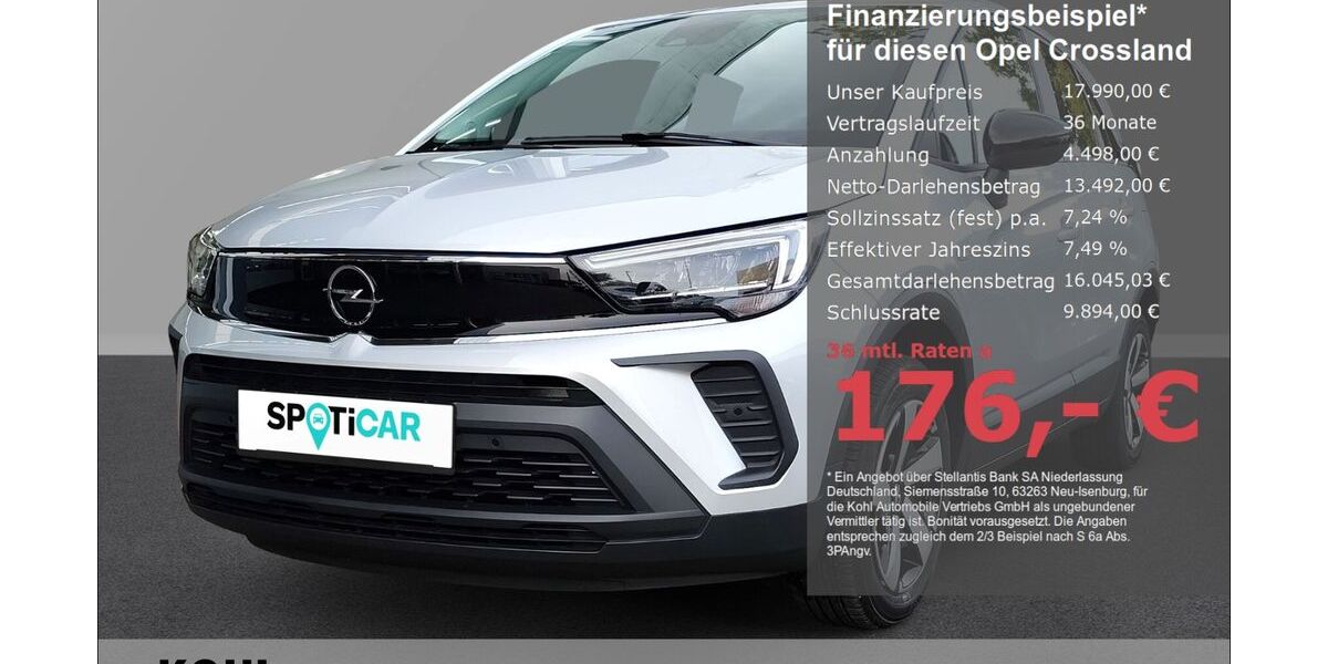 Opel Crossland (X) 48.100 km 16.980 &euro; Aachen 52078
