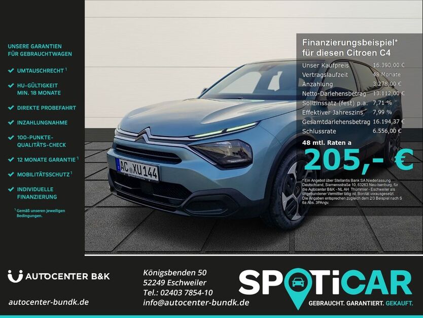 Citroen C4 16.990 km 16.390 € Eschweiler 52249