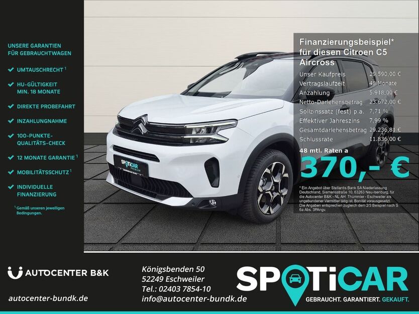 Citroen C5 Aircross 4.999 km 29.590 € Eschweiler 52249
