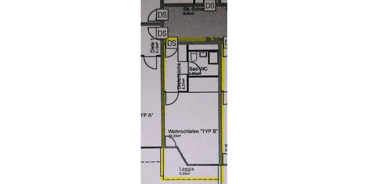 Etagenwohnung Aachen Aachen-Mitte - 1 Zimmer, 32 m&sup2;, 91.000&euro; | Angebot:26130276