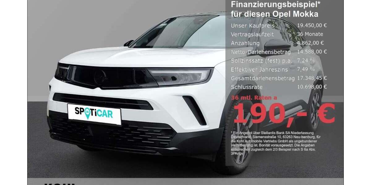 Opel Mokka 29.641 km 19.450 &euro; Aachen 52078