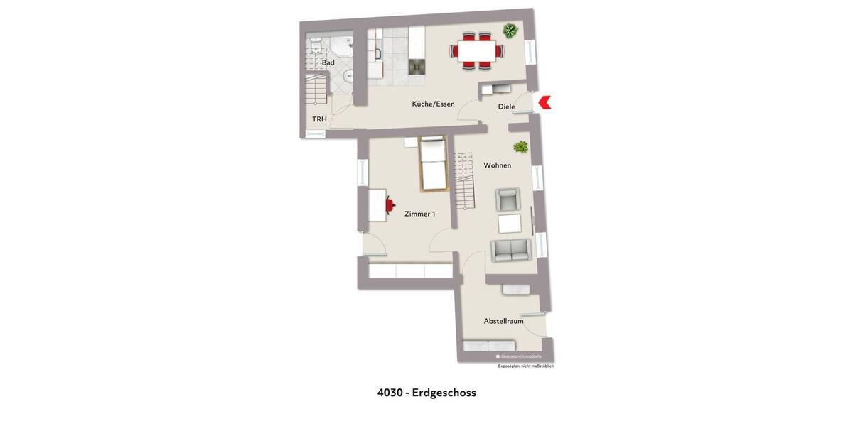 Etagenwohnung Aachen Horbach - 5 Zimmer, 131 m&sup2;, 229.000&euro; | Angebot:26192203