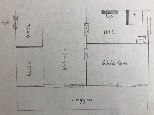 Etagenwohnung Übach-Palenberg Palenberg - 2 Zimmer, 40 m&sup2;, 80.000&euro; | Angebot:26211058