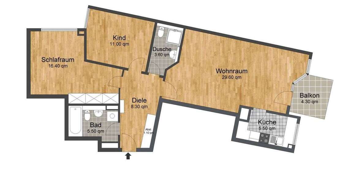 Wohnung zum Kaufen in Würselen 230.000 € 83 m² 3 zimmer