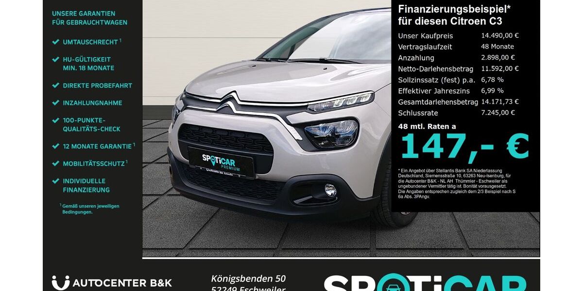 Citroen C3 21.750 km 14.490 &euro; Eschweiler 52249