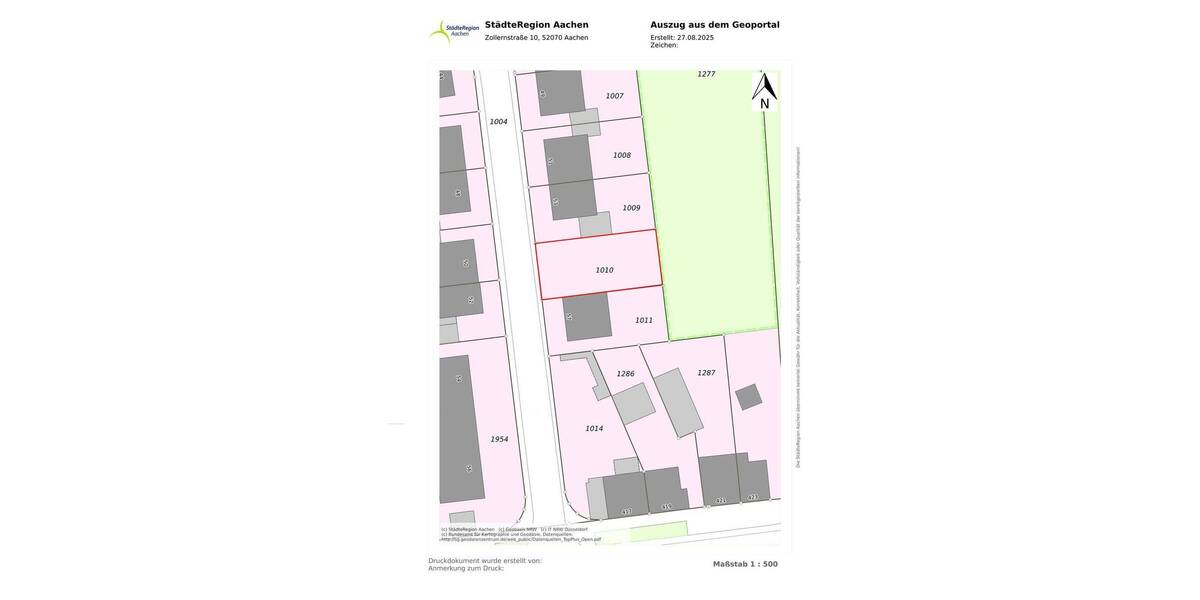 Grundstück Aachen Eilendorf - 189.000&euro; | Angebot:26192173