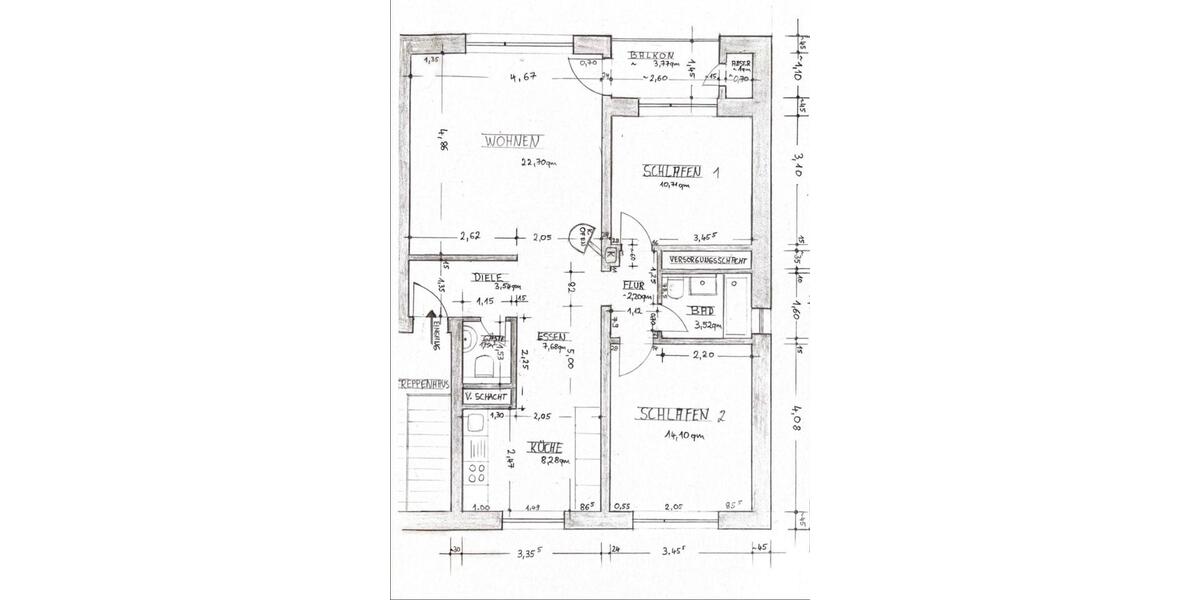 Etagenwohnung Niederzier - 3 Zimmer, 75 m&sup2;, 150.000&euro; | Angebot:26211062