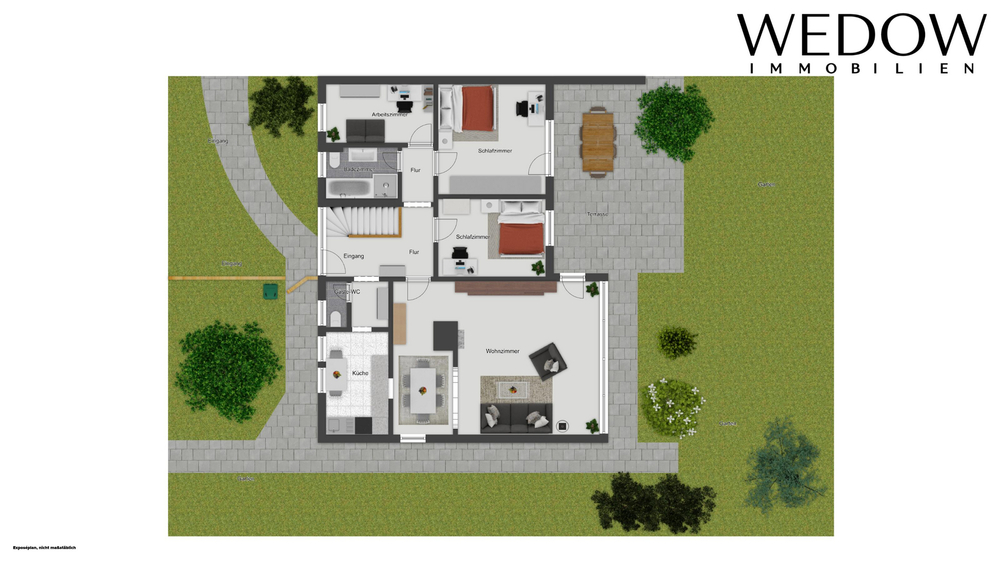 WürselenLinden-Neusen - Bungalow-Charme auf schönem Sonnengrundstück - Einfamilienhaus Würselen | Angebot:26991495