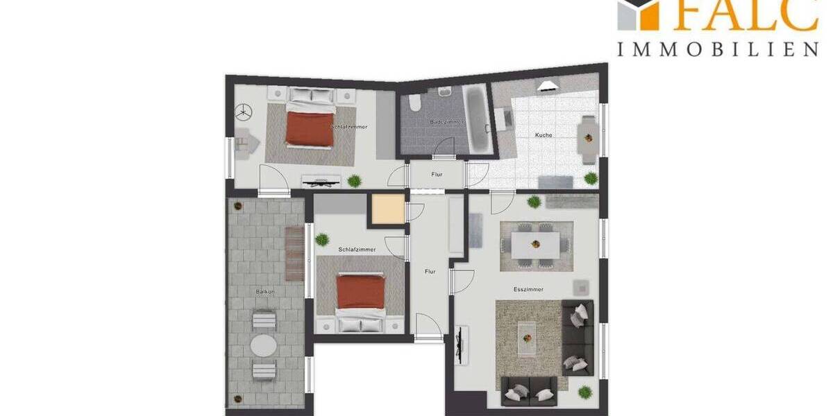Etagenwohnung Eschweiler Pumpe - 3 Zimmer, 86 m&sup2;, 730&euro; | Angebot:26826164
