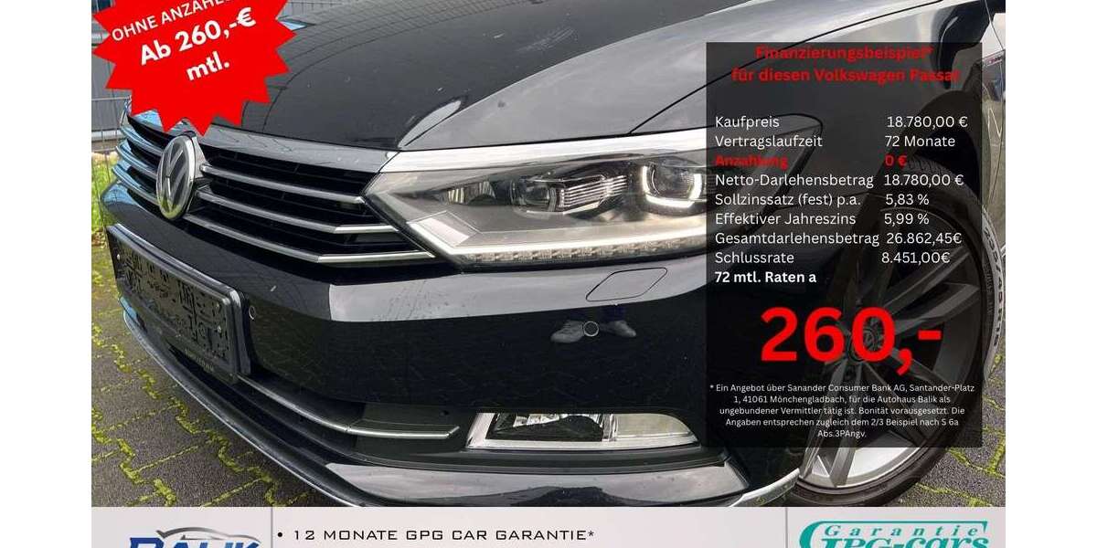VW Passat 112.897 km 19.950 &euro; Übach-Palenberg 52531