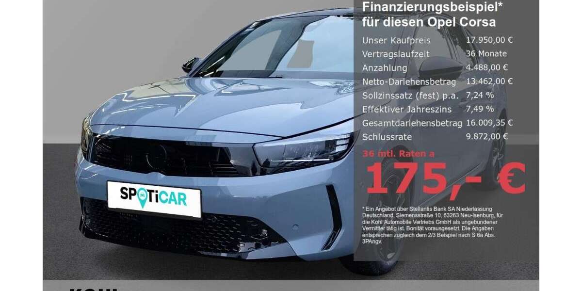 Opel Corsa 5.200 km 17.950 &euro; Aachen 52078