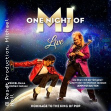 One Night of MJ - The Tribute to The King of Pop! 16.10.2026 Stadthalle Alsdorf