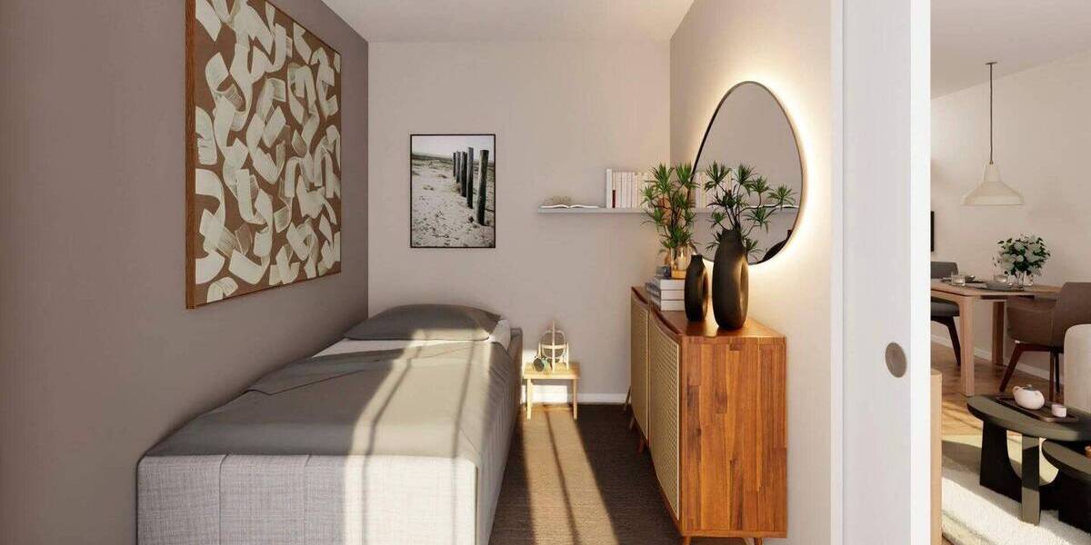 Eigentumswohnung mit Südwest-Loggia 1 zimmer