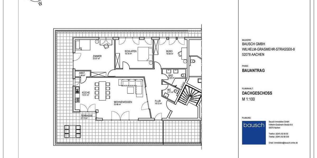 Gewerbeobjekt Aachen Brand - 4 Zimmer, 139 m&sup2;, 2.000&euro; | Angebot:25667744