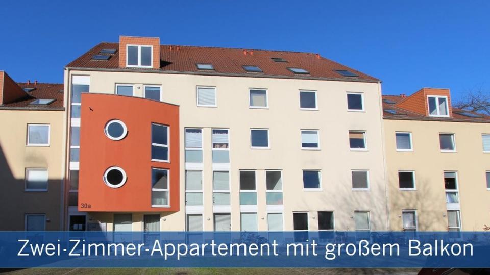 Zwei-Zimmer-Appartement mit großem Balkon