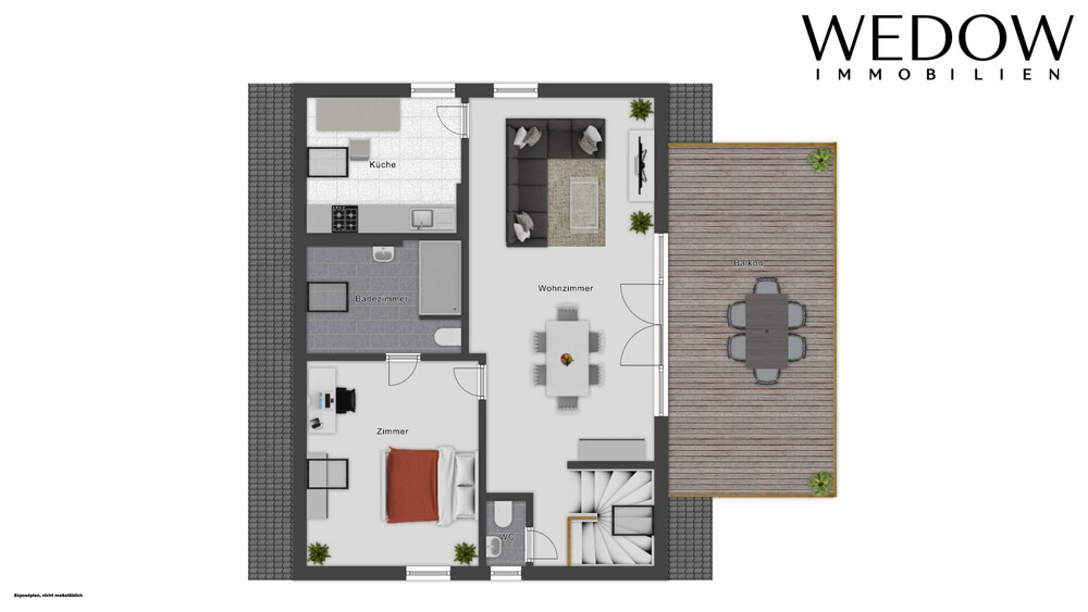 Stolberg-Breinig – Dachgeschoss mit Attitüde. Sofort bezugsfrei. - Dachgeschoßwohnung Stolberg (Rheinland) / Breinig Breinig | Angebot:27003204