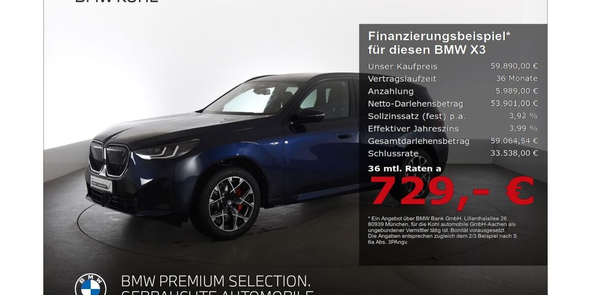 BMW X3 14.160 km 59.220 &euro; Aachen 52078