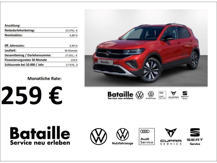 VW T-Cross 1.990 km 23.970 € Jülich 52428
