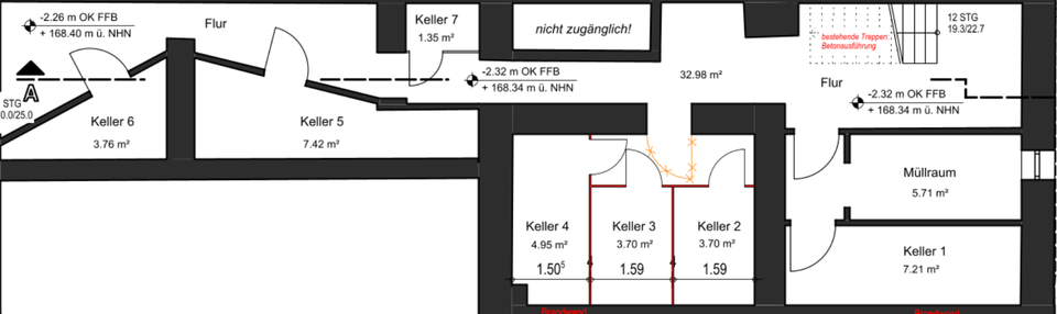 LagerraumKellerabteil - Adalbertsteinweg (Josefskirche) zimmer