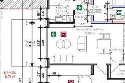 Wohnung Jülich - 2 Zimmer, 63 m&sup2;, 820&euro; | Angebot:27196390