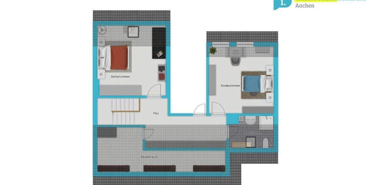 Reihenmittelhaus Aachen Aachen-Mitte - 7 Zimmer, 145 m&sup2;, 476.619&euro; | Angebot:25674541