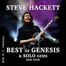 Steve Hackett - Best of Genesis & Solo Gems 2026 Tour 22.05.2026 Eurogress Aachen
