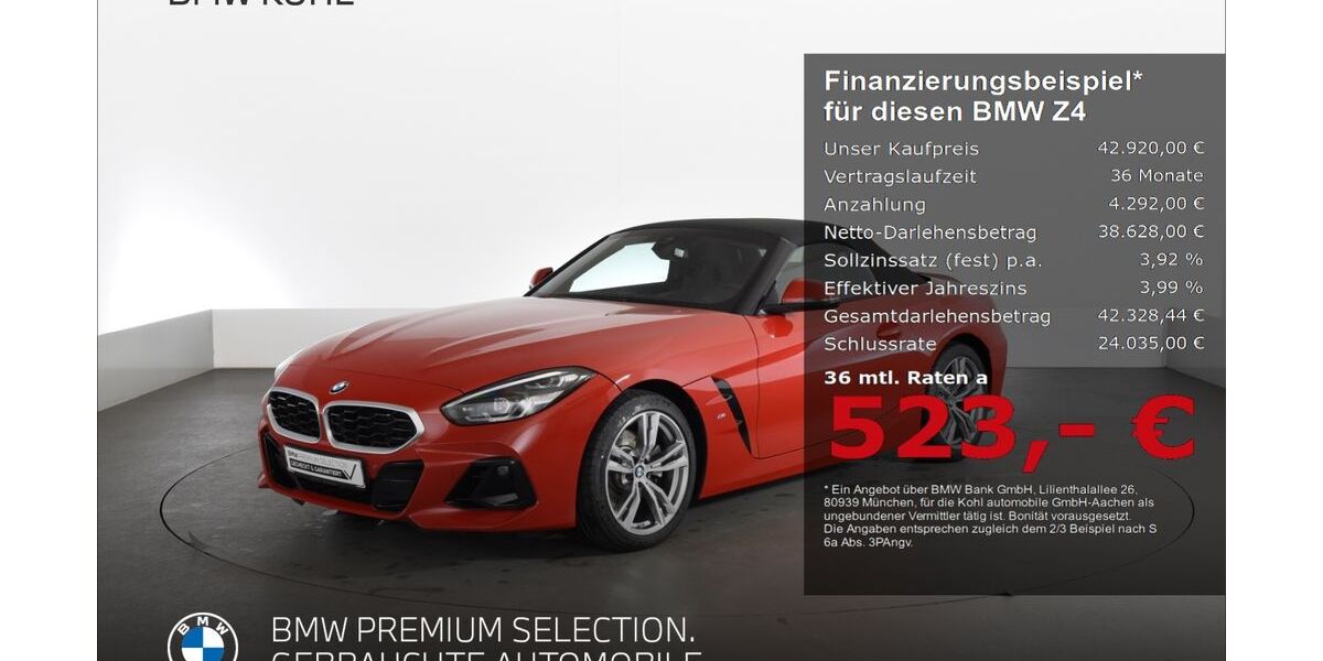 BMW Z4 10.851 km 42.420 &euro; Aachen 52078