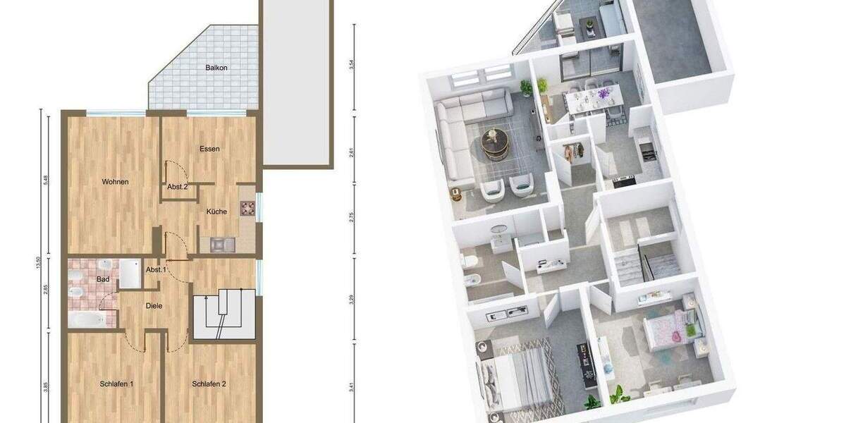Doppelhaushälfte Aachen-Brand Brand - 9 Zimmer, 235 m&sup2;, 698.000&euro; | Angebot:25724149