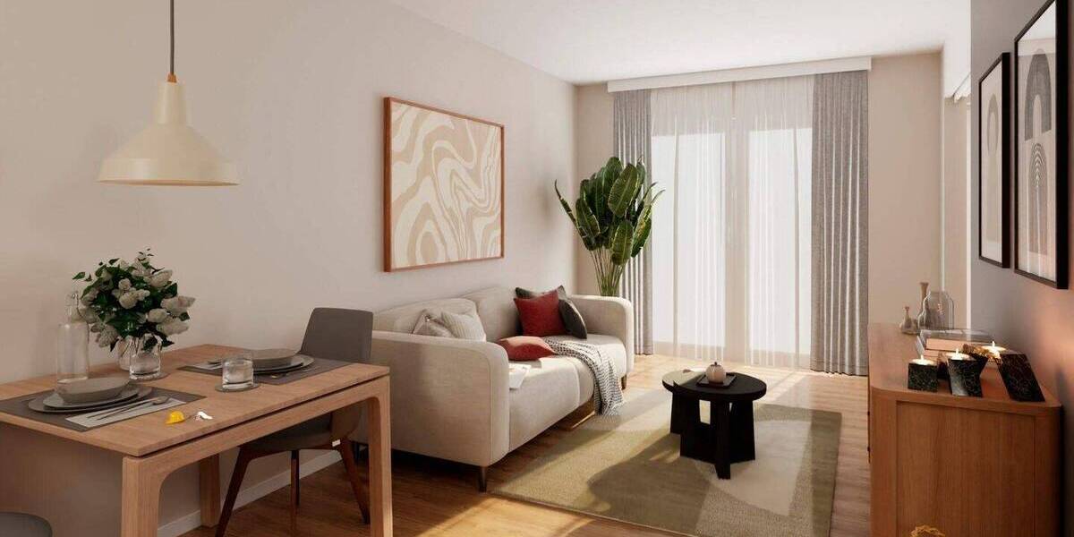 Eigentumswohnung mit Südwest-Loggia 1 zimmer