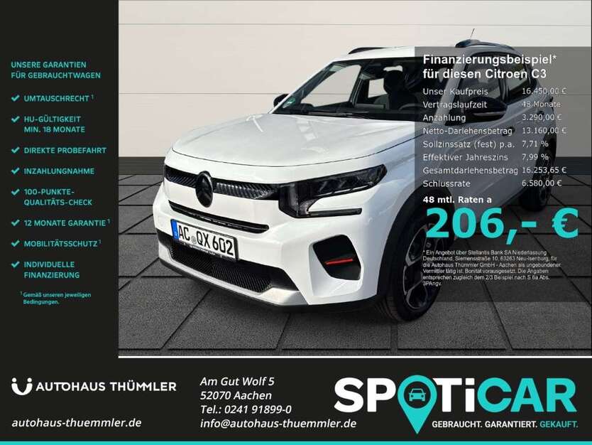 Citroen C3 5.000 km 16.450 € Aachen 52070