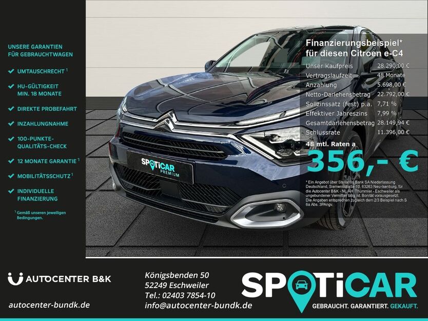Citroen ë-C4 19.990 km 27.990 € Eschweiler 52249