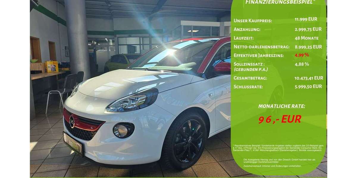 Opel Adam 25.727 km 11.999 &euro; Geilenkirchen 52511