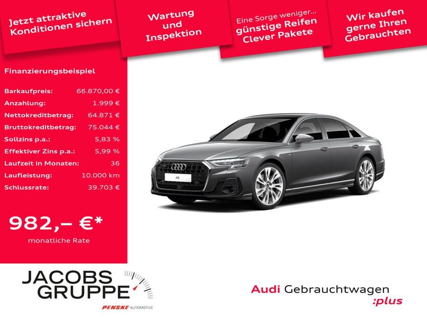 Audi A8 48.062 km 66.870 € Aachen 52078